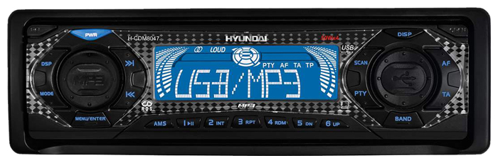 Автомагнитолы - Hyundai H-CDM8047