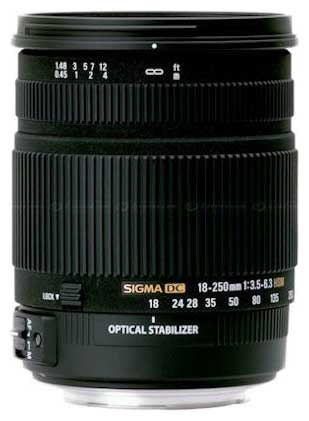 Объективы - Sigma AF 18-250mm f/3.5-6.3 DC OS HSM Canon EF-S