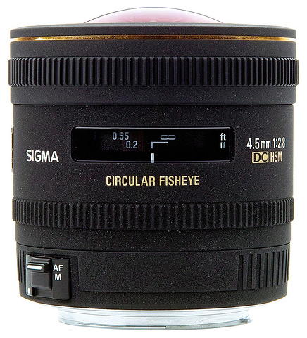 Объективы - Sigma AF 4.5mm f/2.8 EX DC HSM Circular Fisheye Canon EF-S