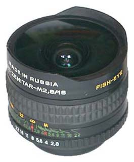 Объективы - Зенит Зенитар К 16mm f/2.8