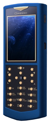 Телефоны GSM - Gresso Skeleton Ultramarine Gold