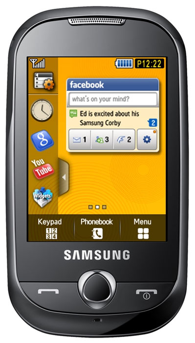 Телефоны GSM - Samsung S3650 Corby