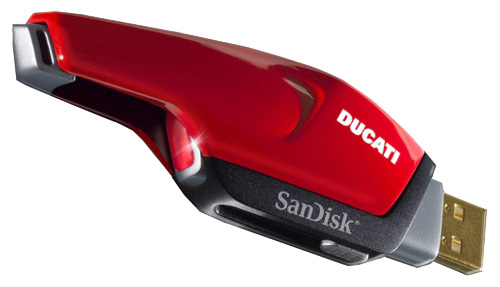 USB Flash drive - Sandisk Cruzer Extreme Ducati Edition 4Gb